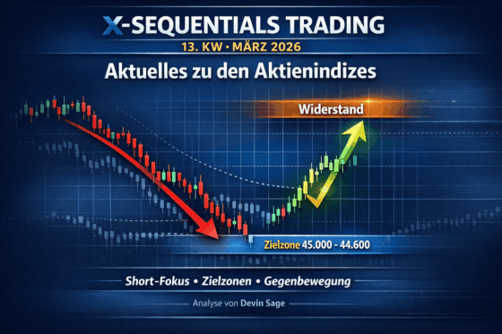 X-Sequentials Trading 13. KW. März 2026: Aktuelles zum Trading bei den Aktienindizes