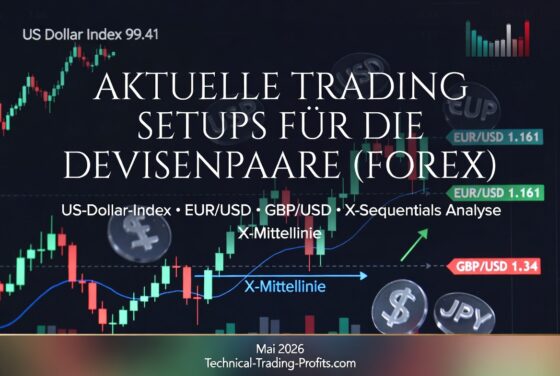 Aktuelle Trading Setups für die Devisenpaare (Forex)